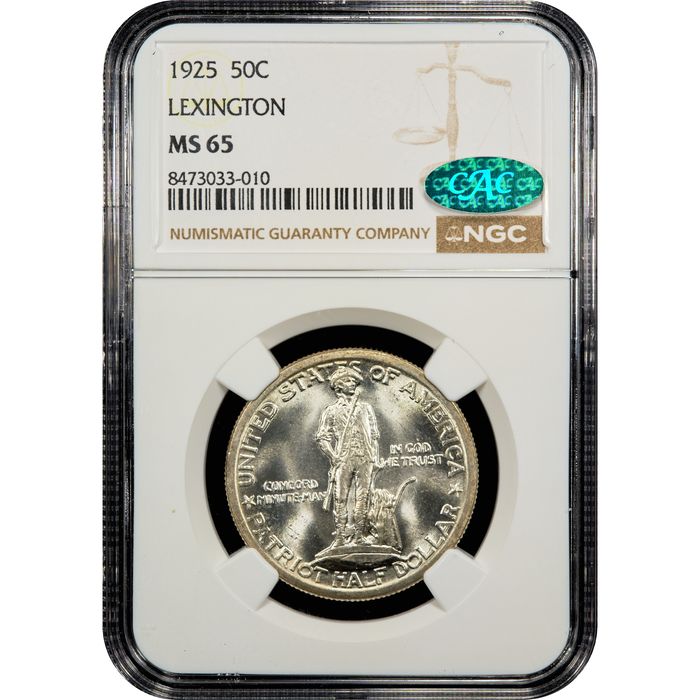 1925 Lexington Commemorative Half Dollar (50c) Obverse Image