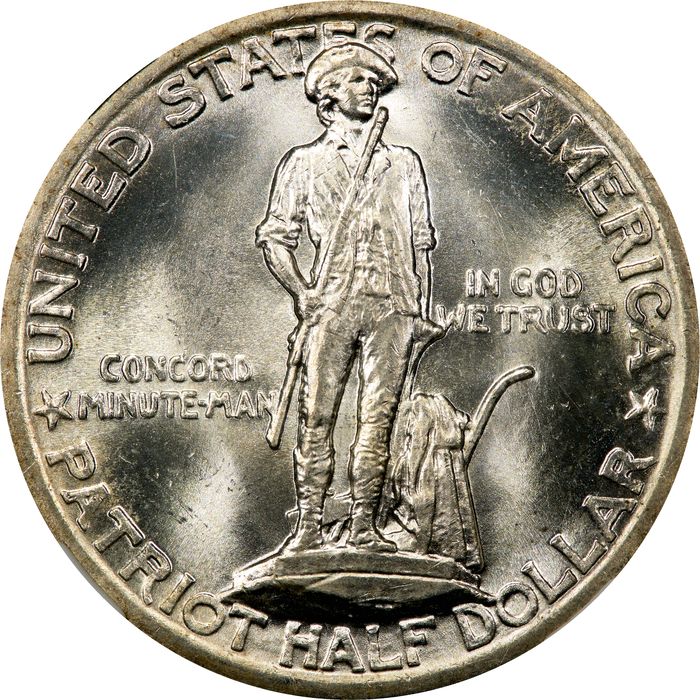1925 Lexington Commemorative Half Dollar (50c) Photo 3