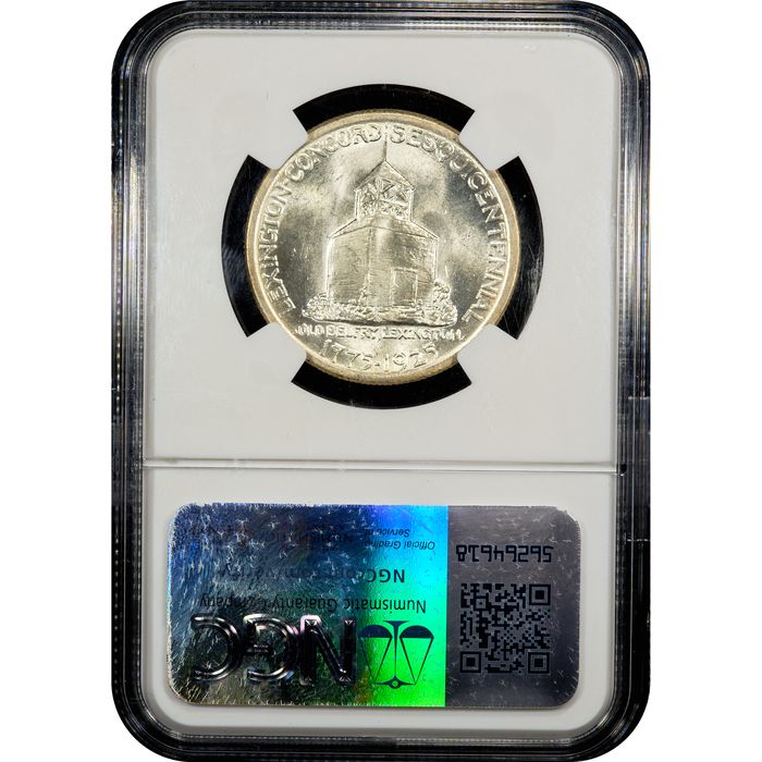 1925 Lexington Commemorative Half Dollar (50c) Reverse Image