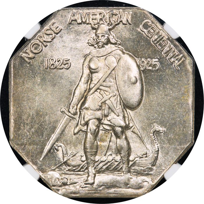 1925 Norse American Medal (Thick) Obverse Image