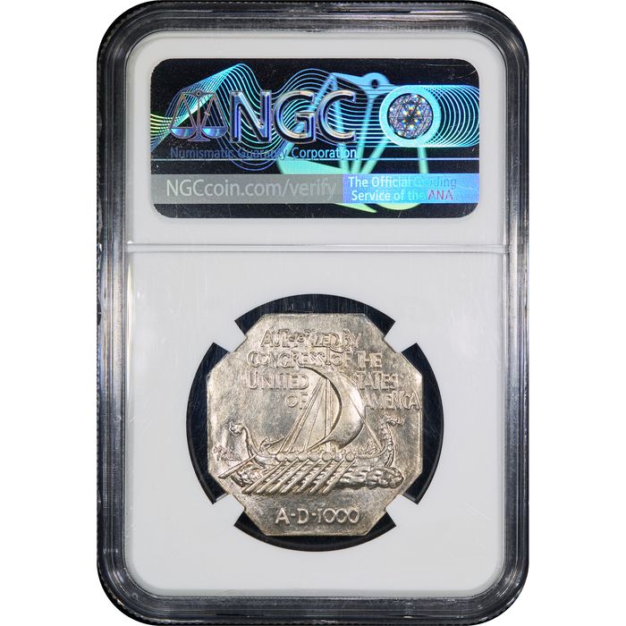 1925 Norse American Medal (Thick) Reverse Slab Image