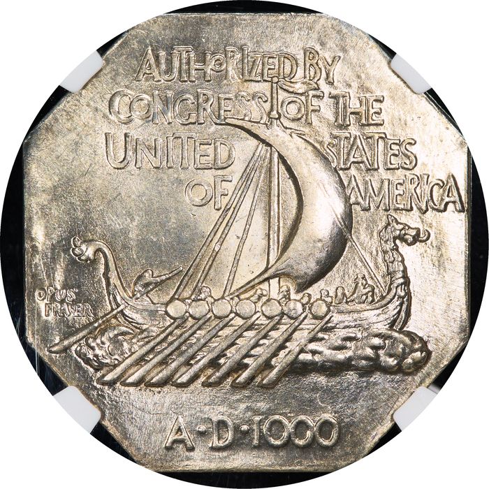 1925 Norse American Medal (Thick) Reverse Image