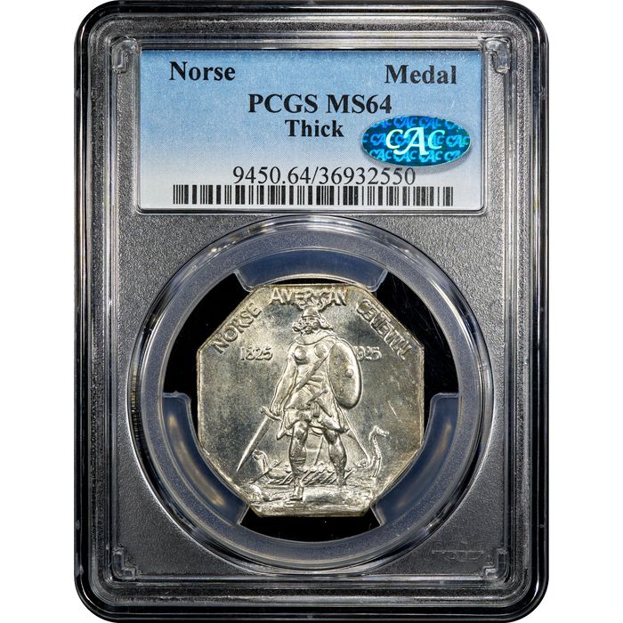 1925 Norse American Medal (Thick) Obverse Image