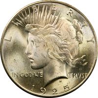 1925 Peace Dollar ($1) Photo 3