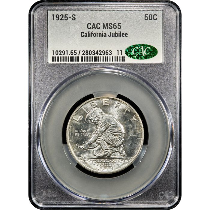 1925-S California Commemorative Half Dollar (50c) Obverse Image