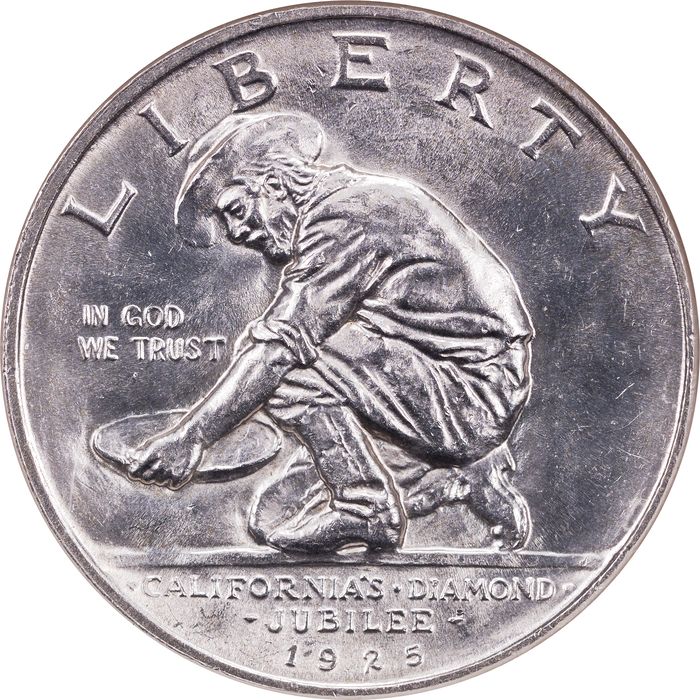 1925-S California Commemorative Half Dollar (50c) Obverse Image