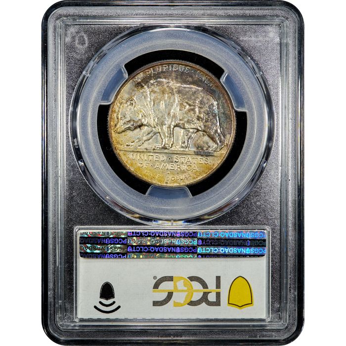 1925-S California Commemorative Half Dollar (50c) Reverse Slab Image