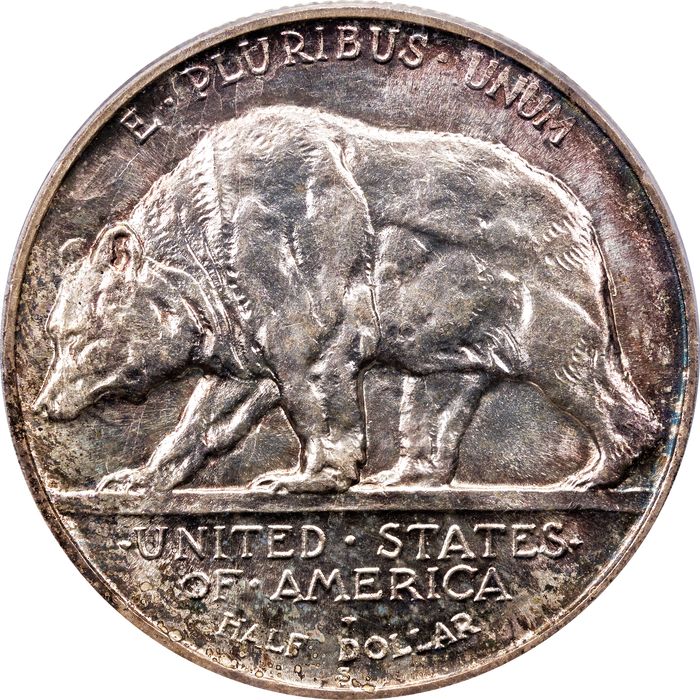 1925-S California Commemorative Half Dollar (50c) Reverse Image