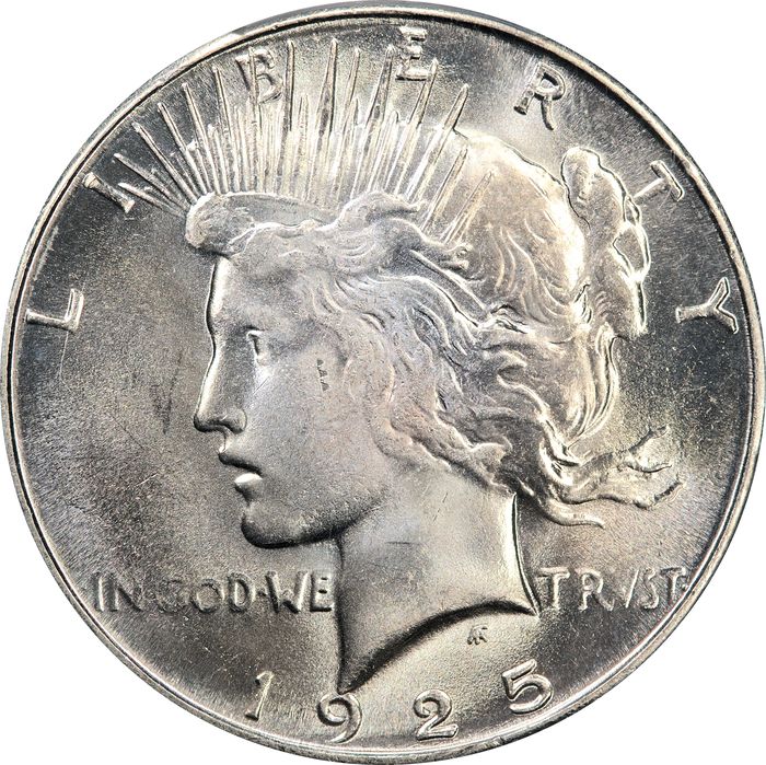 1925-S Peace Dollar ($1) Obverse Image