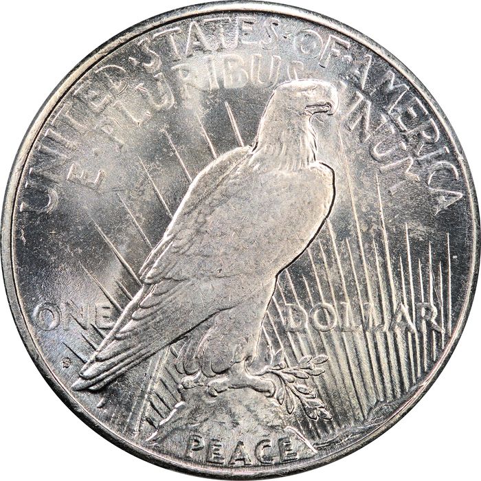 1925-S Peace Dollar ($1) Reverse Image
