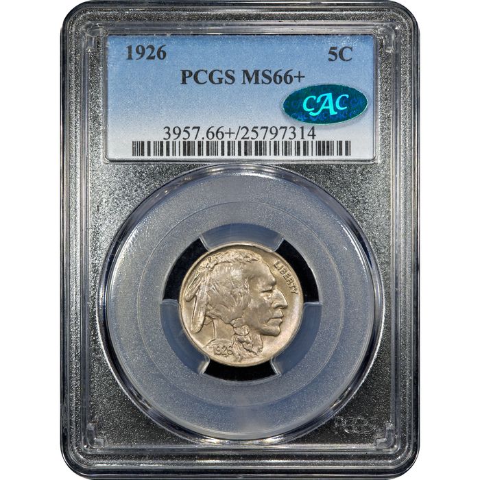 1926 Buffalo Nickel (5c) Obverse Image
