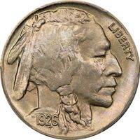 1926 Buffalo Nickel (5c) Photo 3