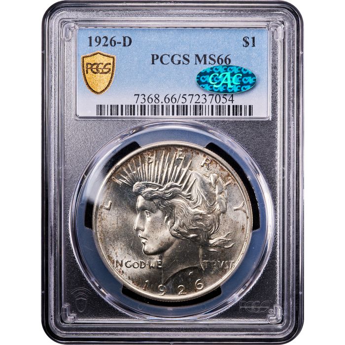 1926-D Peace Dollar ($1) Obverse Slab Image