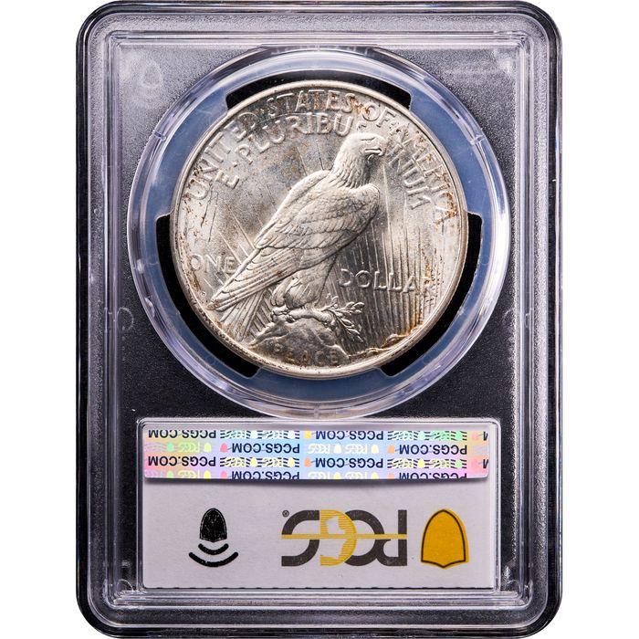 1926-D Peace Dollar ($1) Reverse Slab Image