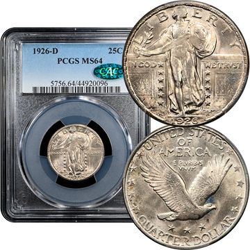 1926-D Standing Liberty Quarter (25c) Composite Image