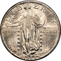1926-D Standing Liberty Quarter (25c) Obverse Image