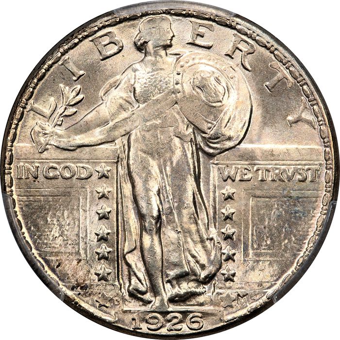 1926-D Standing Liberty Quarter (25c) Obverse Image