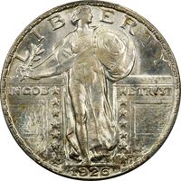 1926-D Standing Liberty Quarter (25c) Photo 3