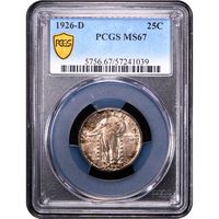 1926-D Standing Liberty Quarter (25c) Obverse Image