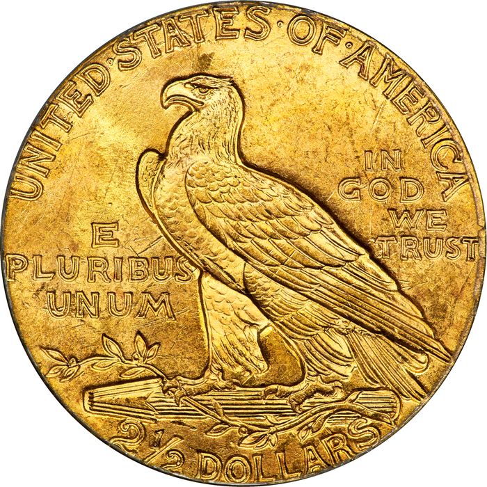 1926 Indian Gold Quarter Eagle ($2.50) OGH Photo 4
