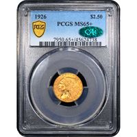 1926 Indian Gold Quarter Eagle ($2.50) Obverse Image