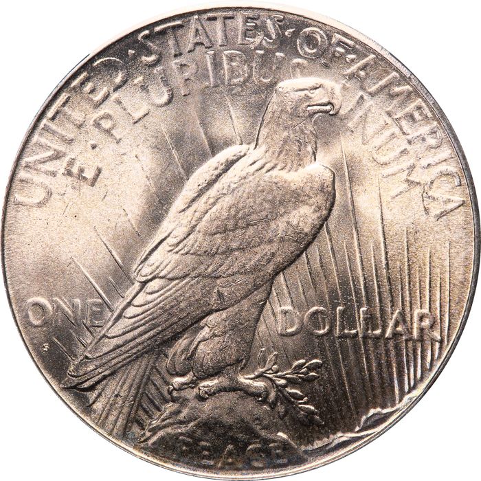 1926-S Peace Dollar ($1) Reverse Image
