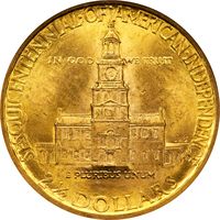 1926 Sesquicentennial Commem Gold Quarter Eagle ($2.50) Photo 4