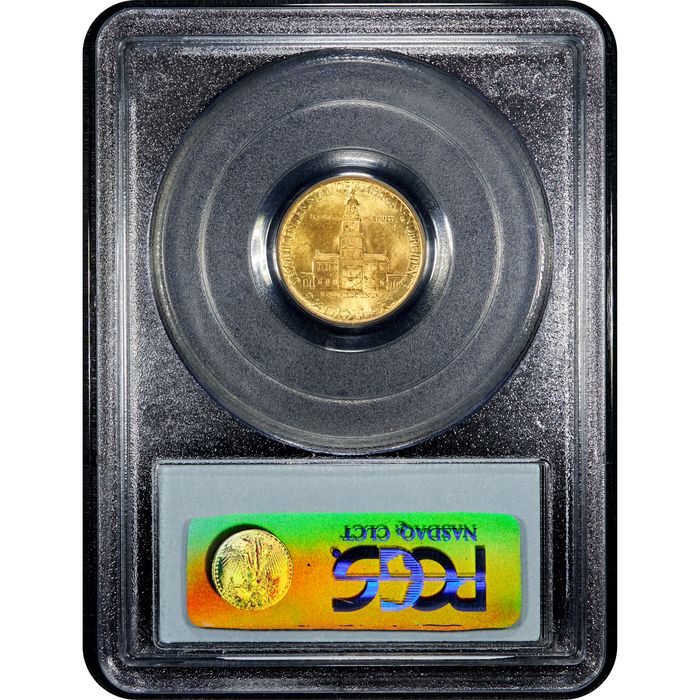 1926 Sesquicentennial Commemorative Gold Quarter Eagle ($2.50) Reverse Image