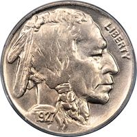 1927 Buffalo Nickel (5c) Obverse Image