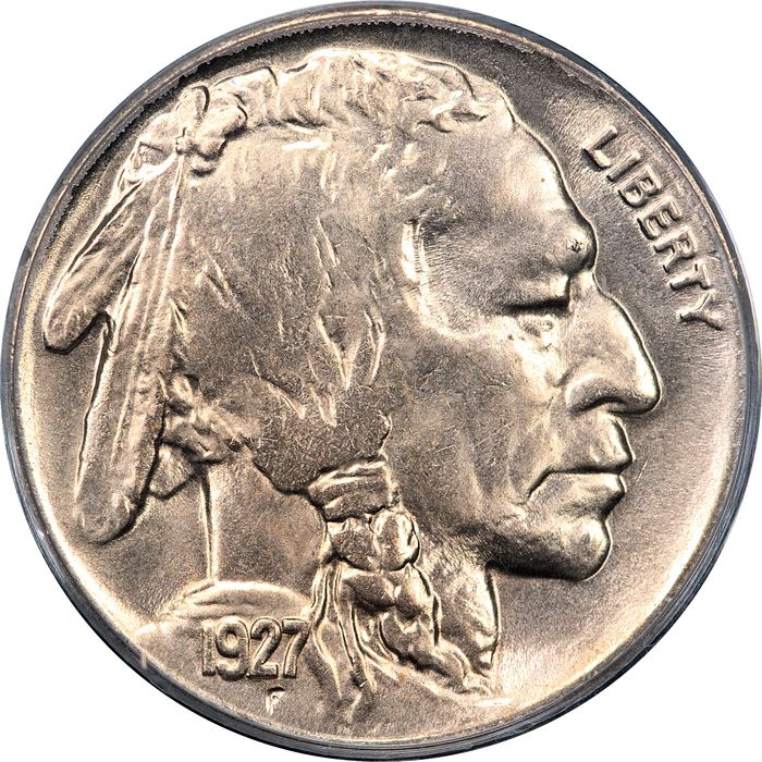 1927 Buffalo Nickel (5c) Obverse Image