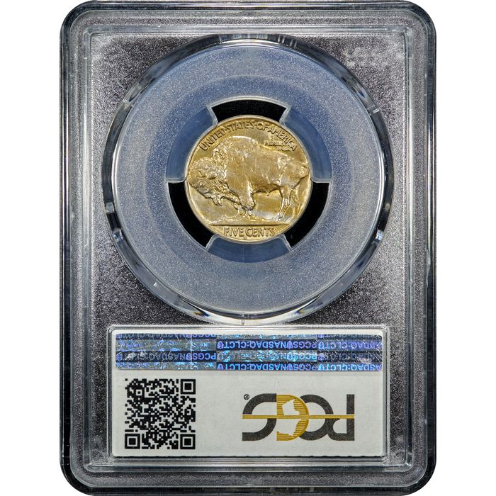 1927-D Buffalo Nickel (5c) Reverse Slab Image