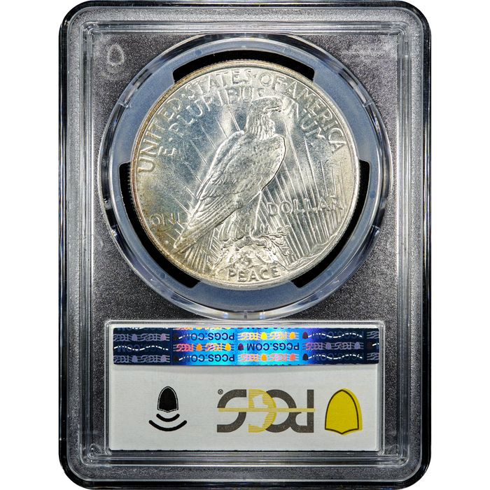 1927-D Peace Dollar ($1) Reverse Slab Image