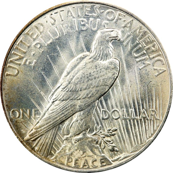 1927-D Peace Dollar ($1) Reverse Image