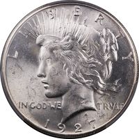 1927 Peace Dollar ($1) Obverse Image