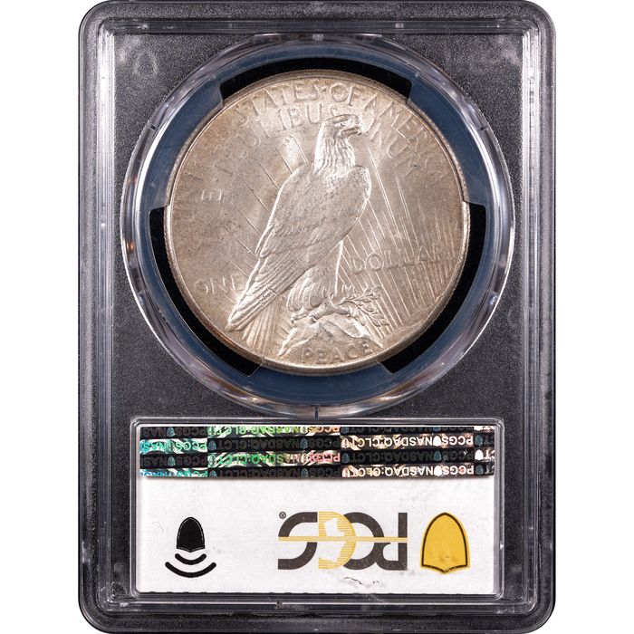 1927 Peace Dollar ($1) Reverse Slab Image