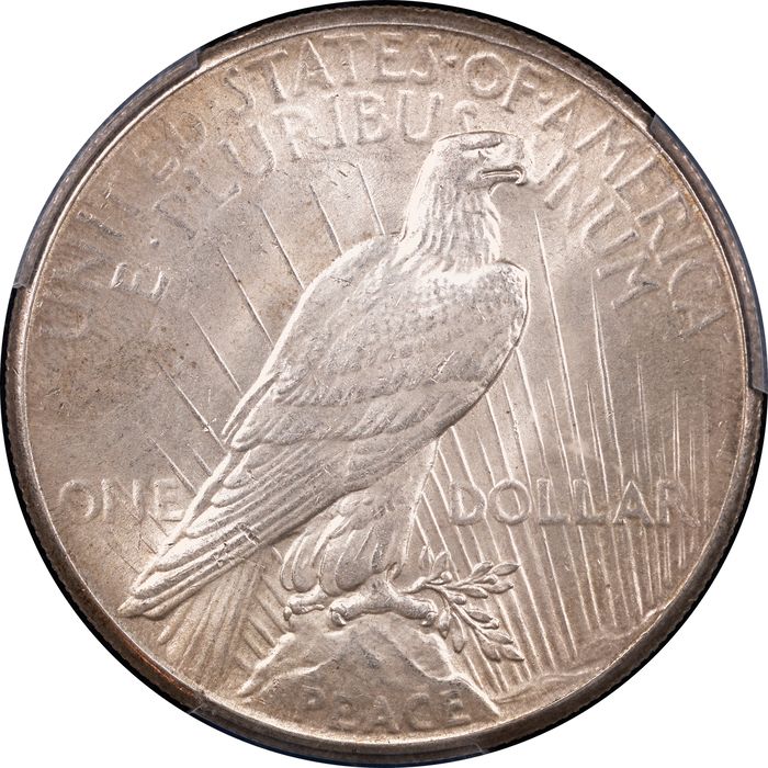 1927 Peace Dollar ($1) Reverse Image