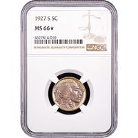 1927-S Buffalo Nickel (5c) Obverse Slab Image