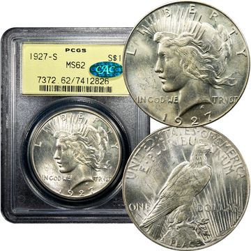 1927-S Peace Dollar ($1) OGH Composite Image