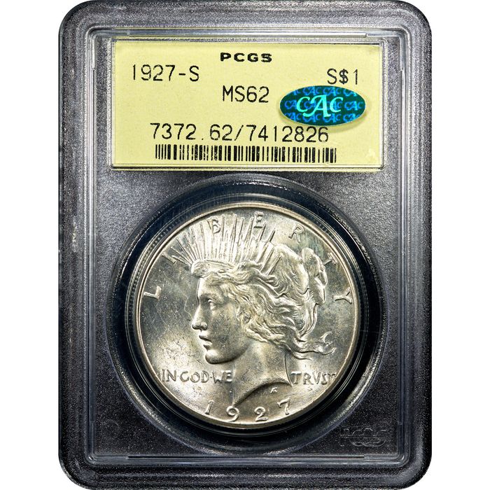 1927-S Peace Dollar ($1) OGH Obverse Image