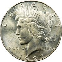1927-S Peace Dollar ($1) OGH Photo 3