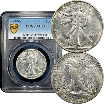 1927-S Walking Liberty Half Dollar (50c) Composite Image