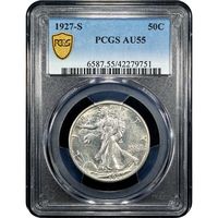 1927-S Walking Liberty Half Dollar (50c) Obverse Image