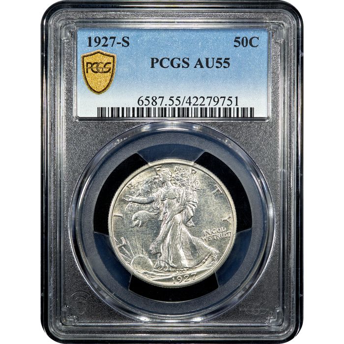 1927-S Walking Liberty Half Dollar (50c) Obverse Image