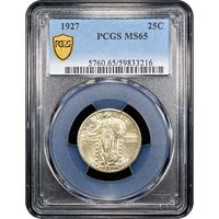 1927 Standing Liberty Quarter (25c) Obverse Slab Image