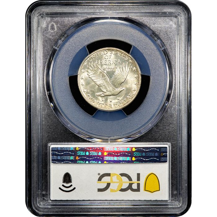 1927 Standing Liberty Quarter (25c) Reverse Slab Image
