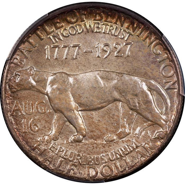 1927 Vermont Commemorative Half (50c) Reverse Image
