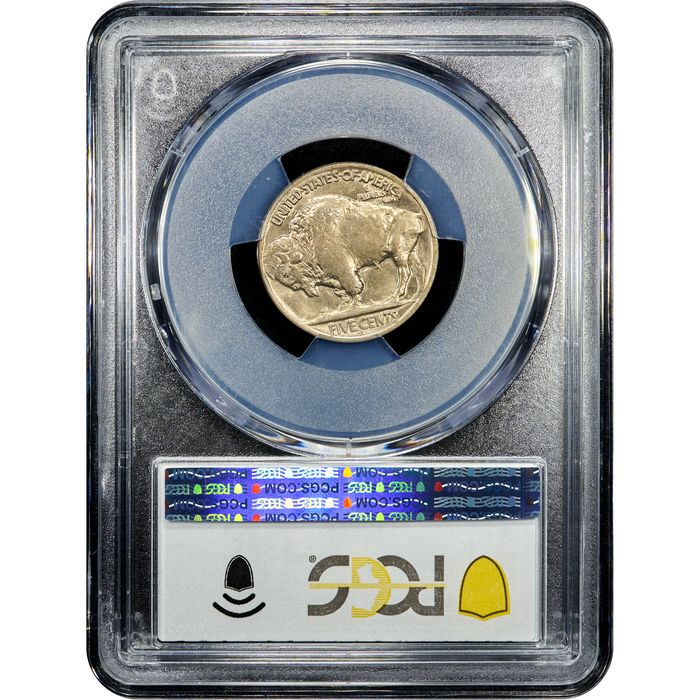 1928-D Buffalo Nickel (5c) Reverse Slab Image