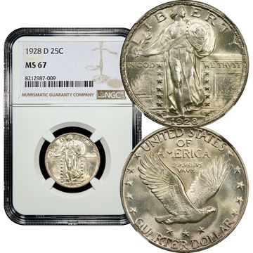 1928-D Standing Liberty Quarter (25c) Composite Image
