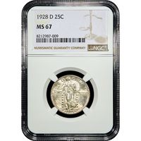 1928-D Standing Liberty Quarter (25c) Obverse Image
