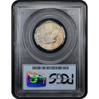 1928-D Standing Liberty Quarter (25c) Reverse Slab Image
